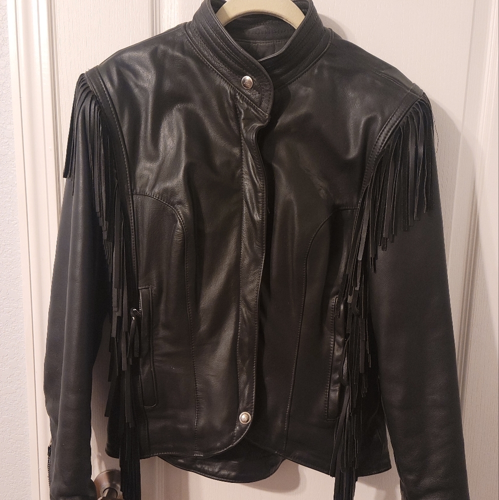 Women's Harley-Davidson Leather Fringe Coat